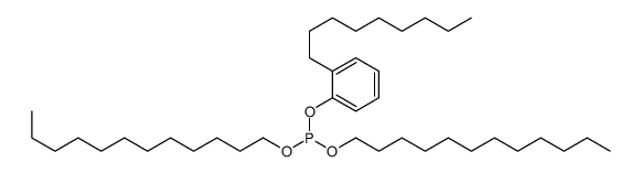 双十二烷基壬基苯基亚磷酸酯结构式