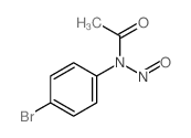 N-(4-bromophenyl)-N-nitroso-acetamide结构式