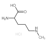 2-amino-5-methylamino-pentanoic acid structure