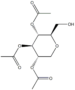 1,5-Anhydro-D-glucitol 2,3,4-triacetate structure