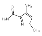 4-AMINO-1-METHYL-1H-PYRAZOLE-3-CARBOXAMIDE Structure