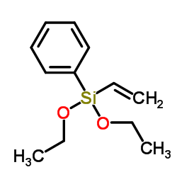 Diethoxy(phenyl)vinylsilane Structure