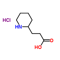 3-(2-哌啶基)丙酸结构式