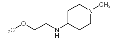 N-(2-甲氧基乙基)-1-甲基哌啶-4-胺结构式