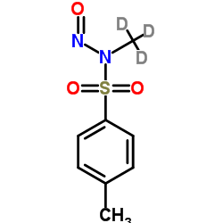 N-Methyl-N-nitrosotoluene-4-sulfonamide-d3 Structure