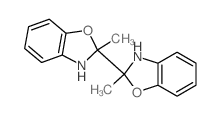 2-methyl-2-(2-methyl-3H-benzooxazol-2-yl)-3H-benzooxazole结构式