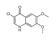 3-chloro-6,7-dimethoxy-1H-quinolin-4-one Structure