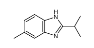 2-isopropyl-5-methyl-1H-benzo[d]imidazole Structure
