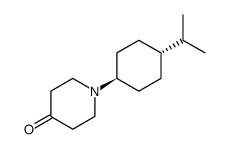 trans-1-(4-isopropylcyclohexyl)piperidin-4-one结构式