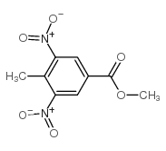 4-甲基-3,5-二硝基苯甲酸甲酯结构式