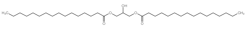 1,3-Dipalmitoyl Glycerol Structure