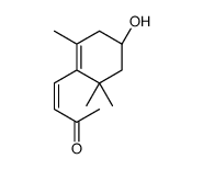 (3R)-3-Hydroxy-β-ionone Structure