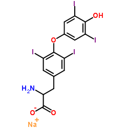 Sodium thyroxinate Structure