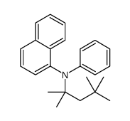 N-phenyl-N-(2,4,4-trimethylpentan-2-yl)naphthalen-1-amine结构式