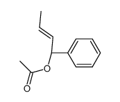 (E)-1-phenylbut-2-en-1-yl acetate Structure
