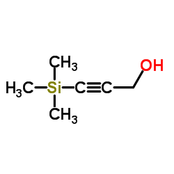 3-(Trimethylsilyl)-2-propyn-1-ol Structure