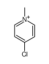 4-chloro-1-methyl-pyridinium Structure