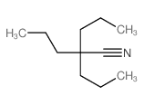 2,2-dipropylpentanenitrile结构式