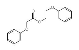 2-phenoxyethyl 2-phenoxyacetate结构式