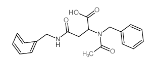 2-[acetyl(benzyl)amino]-4-(benzylamino)-4-oxobutanoic acid Structure
