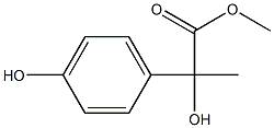 α,4-Dihydroxy-α-methylbenzeneacetic acid methyl ester Structure