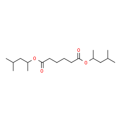Hexanedioic acid bis(1,3-dimethylbutyl) ester Structure