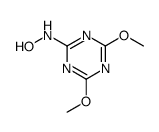 2,4-Dimethoxy-6-(hydroxyamino)-1,3,5-triazine Structure