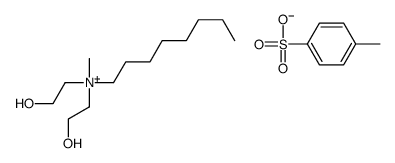 N,N-双(2-羟乙基)-N-甲基-1-辛基铵与4-甲基苯磺酸的化合物结构式