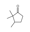 2,2,3-trimethylcyclopentanone结构式