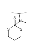 2-(tert-butyl-methyl-amino)-2-thiono-1,3,2-dithiaphosphorinane Structure