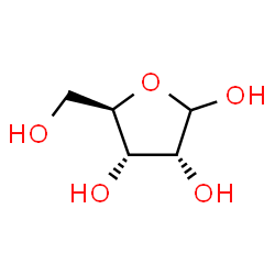 D-Ribofuranose (9CI)结构式