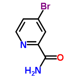 4-溴吡啶-2-甲酰胺结构式