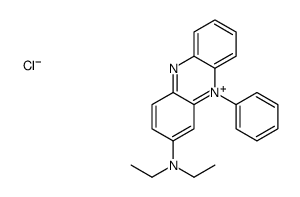N,N-diethyl-10-phenylphenazin-10-ium-2-amine,chloride结构式
