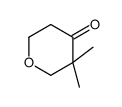3,3-二甲基-四氢吡喃-4-酮结构式