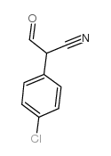 2-(4-氯苯基)-2-氰基乙醛结构式
