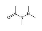 1-Acetyl-1,2,2-trimethylhydrazine Structure