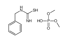 benzylthiourea,dimethyl hydrogen phosphate Structure
