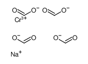 chromium(3+) sodium tetraformate Structure