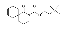 2-(trimethylsilyl)ethyl 1-oxo-2-azaspiro[5,5]undec-8-ene-2-carboxylate Structure