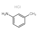 m-Toluidine Hydrochloride Structure
