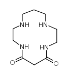 1,4,8,11-四氮杂环十四烷-5,7-二酮结构式