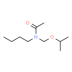 Acetamide,N-butyl-N-[(1-methylethoxy)methyl]- Structure