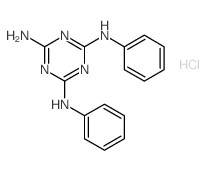 Melamine,N2,N4-diphenyl-, hydrochloride (7CI,8CI)结构式