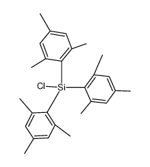 SiCl(2,4,6-trimethylphenyl)3 Structure
