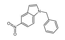 1-苄基-5-硝基-1H-吲哚结构式