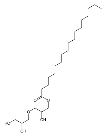 3-(2,3-dihydroxypropoxy)-2-hydroxypropyl stearate结构式