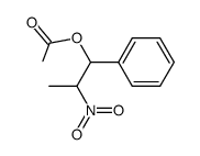 1-phenyl-2-nitro-1-propanol acetate Structure