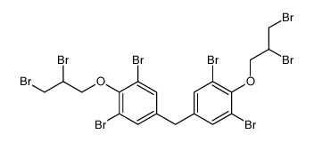 1,3-dibromo-5-[[3,5-dibromo-4-(2,3-dibromopropoxy)phenyl]methyl]-2-(2,3-dibromopropoxy)benzene Structure