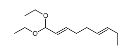 (Z,Z)-2,6-nonadien-1-al diethyl acetal Structure