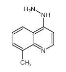 4-HYDRAZINO-8-METHYLQUINOLINE structure